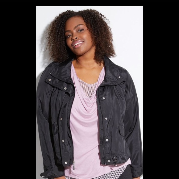 Livi Active Jackets & Blazers - Lane Bryant Active LIVI woven bomber jacket